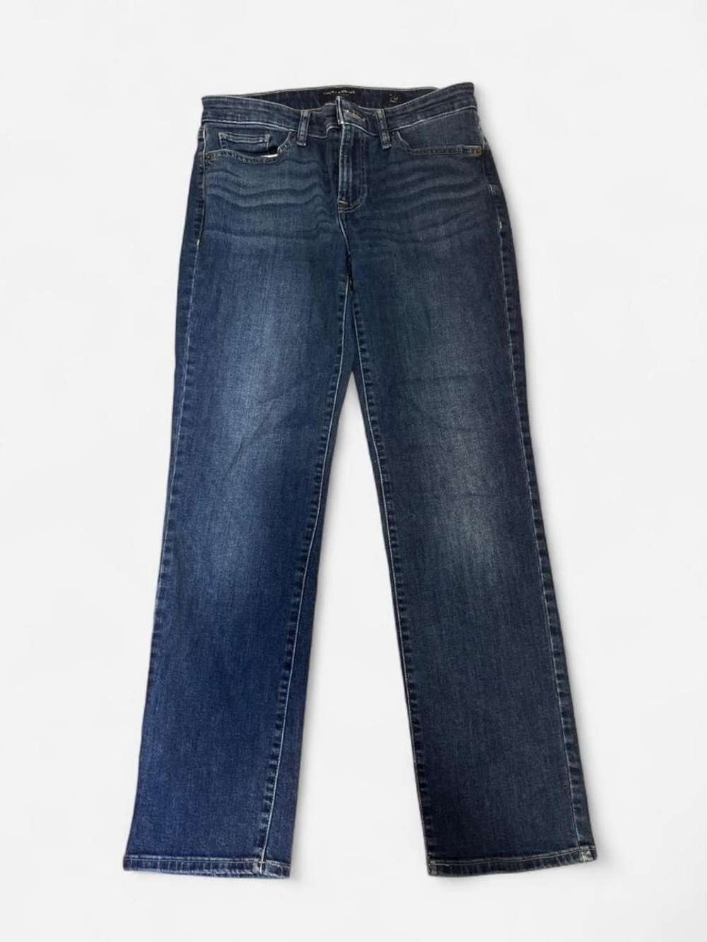 Lucky Brand Women's Dark Blue Straight-Leg Jeans